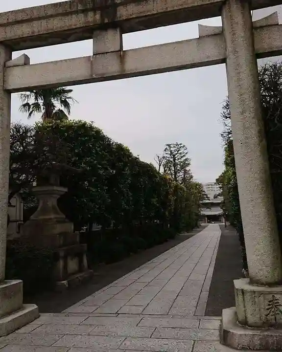 六郷神社の鳥居