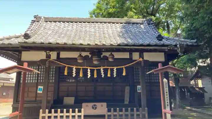 中村八幡神社の本殿・本堂