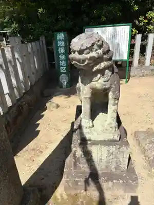 東野春日神社の狛犬