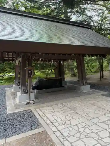 帯廣神社の手水舎
