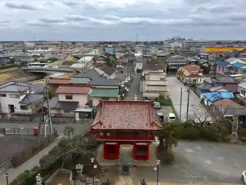 浪切不動院の景色