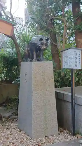 稲毛神社の狛犬