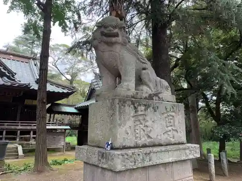 金村別雷神社の狛犬