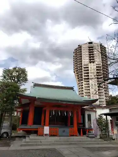 麻布氷川神社の本殿・本堂