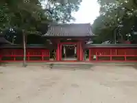 大岡白山神社の山門・神門