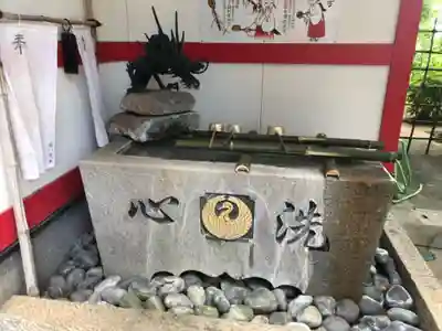 西岡神宮の手水舎