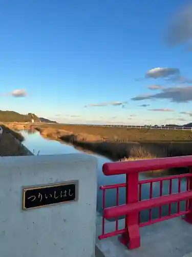 釣石神社の景色