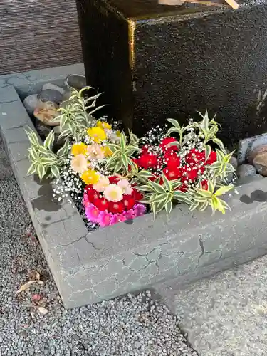 上尾御嶽神社の手水舎