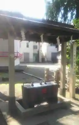 中村八幡神社の手水舎