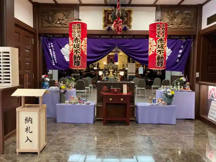 赤坂不動尊威徳寺の本殿・本堂