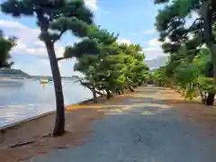 琵琶島神社の景色