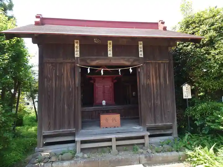 長宮氷川神社の末社・摂社