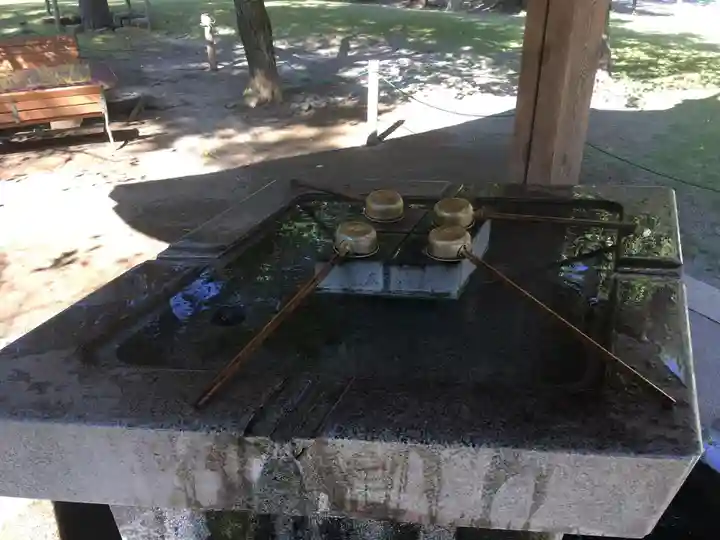 武田神社の手水舎