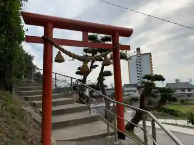 荒熊神社の鳥居