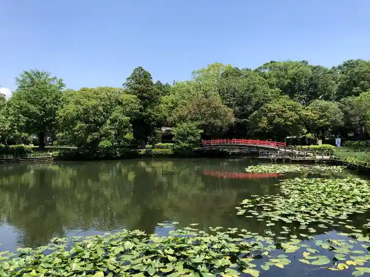 早水神社の庭園