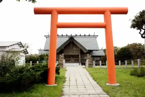 天塩厳島神社の鳥居