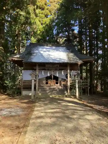 那須愛宕山鎮座　高久神社の本殿