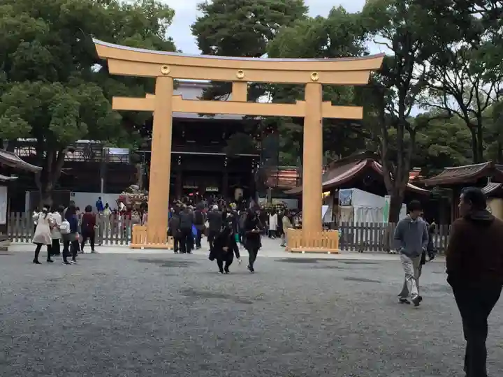 明治神宮の鳥居