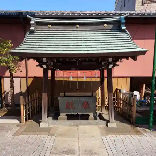 小村井 香取神社の手水舎