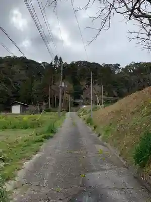 白山神社の周辺