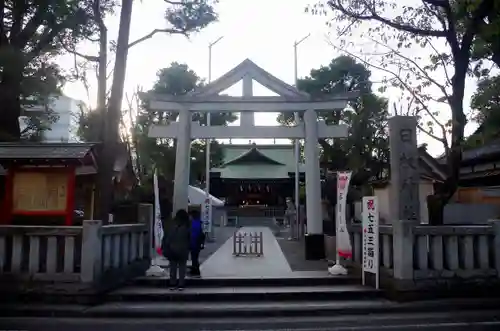 お三の宮日枝神社の鳥居