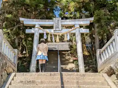 麻績神社の鳥居