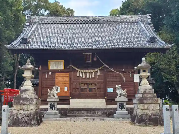 八幡社の本殿・本堂
