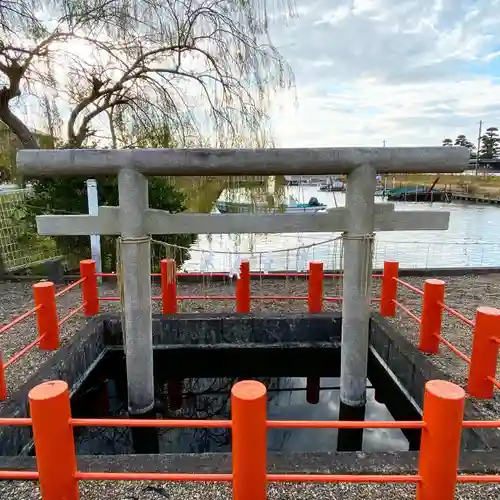 息栖神社の鳥居