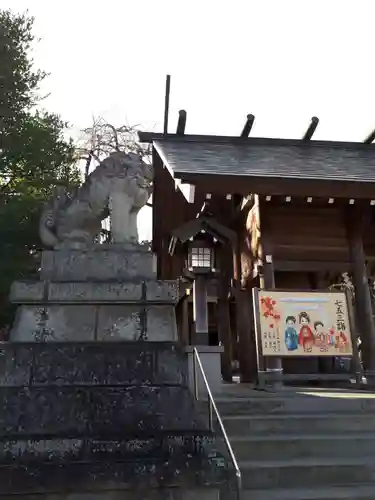 開成山大神宮の狛犬