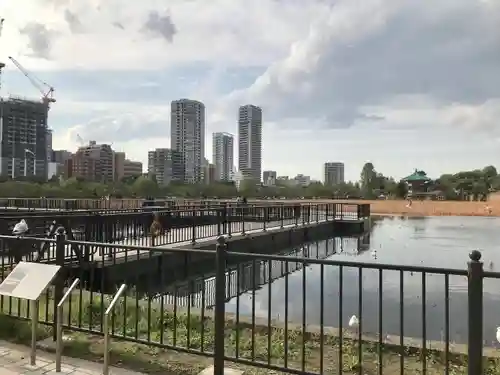 寛永寺不忍池弁天堂の景色