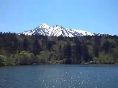 利尻山神社の景色