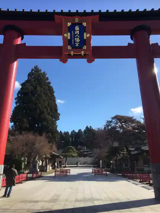 盛岡八幡宮の鳥居