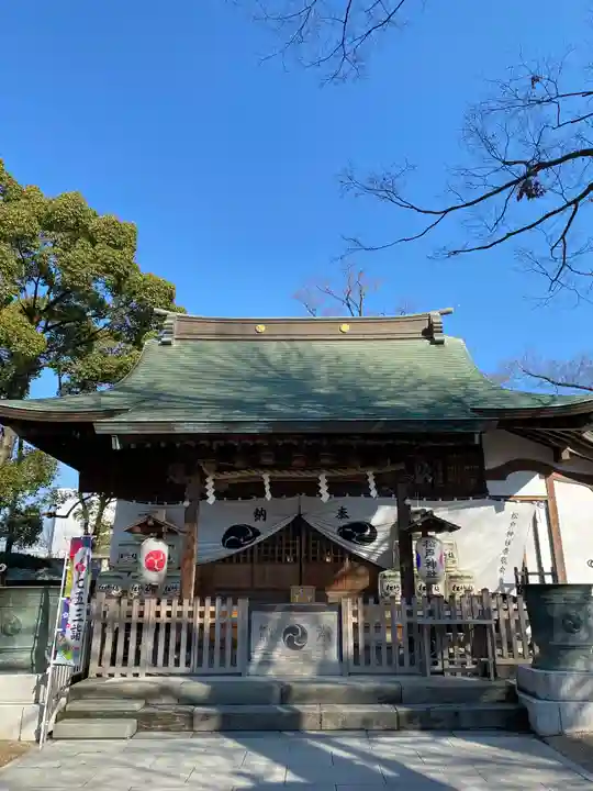 松戸神社の本殿・本堂