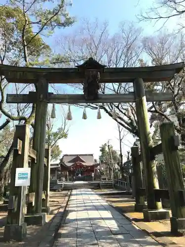 飯香岡八幡宮の鳥居