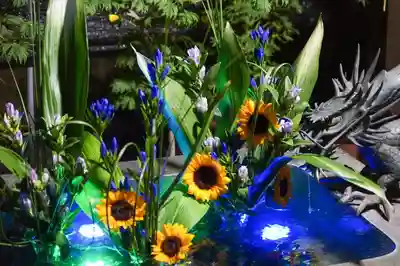 東海市熊野神社の手水舎