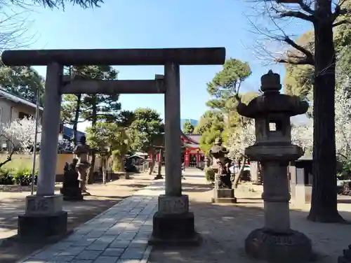 品川神社の鳥居