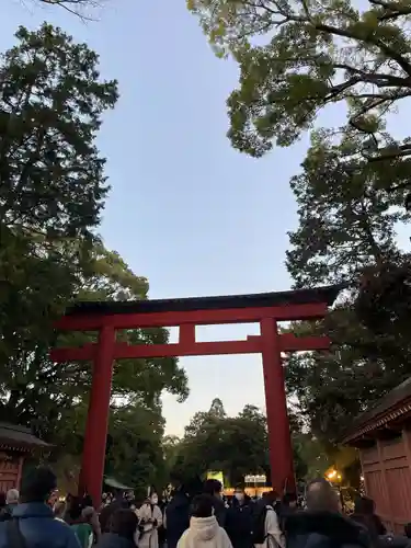 武蔵一宮氷川神社の鳥居