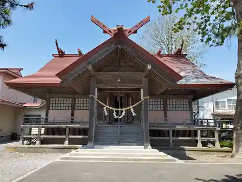 上磯八幡宮の本殿・本堂