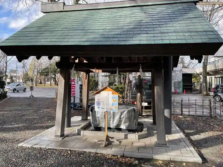 新琴似神社の手水舎