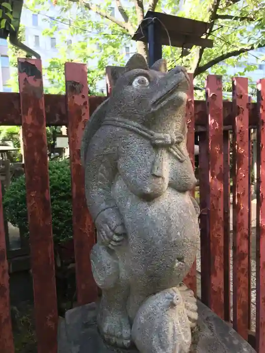 柳森神社の狛犬