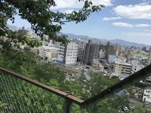 旭山神社の景色