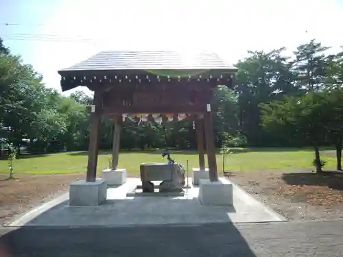 鹿追神社の手水