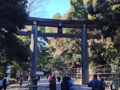 明治神宮の鳥居