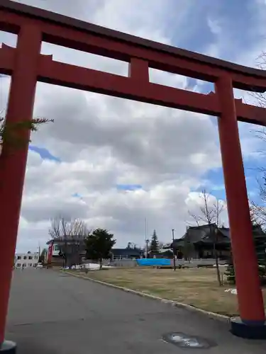 美瑛神社の鳥居