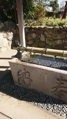 金ヶ作熊野神社の手水舎