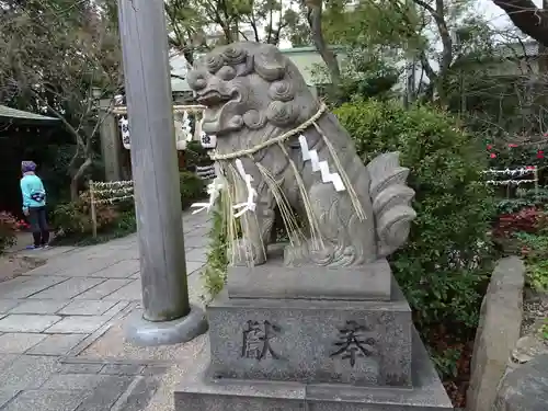 堀越神社の狛犬