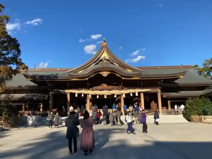 寒川神社の本殿