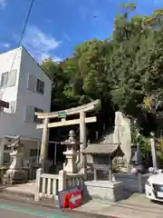 福良八幡神社の鳥居