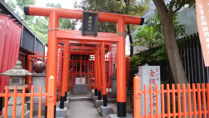 金綱稲荷神社の鳥居