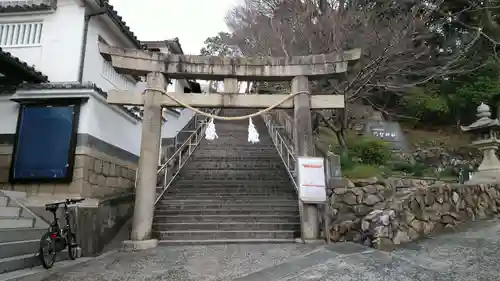 阿智神社の鳥居